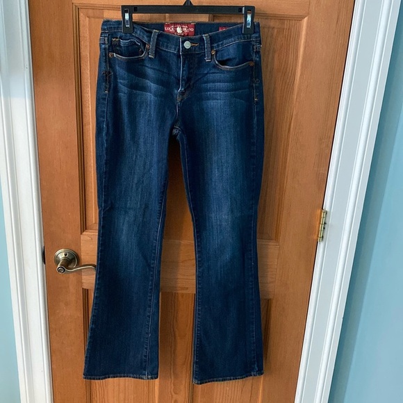 LUCKY BRAND Size 6/28 Distressed Denim Sofia Boot Cut Jeans NEW - Picture 2 of 11